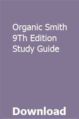Organic smith 9th edition study guide. - Massey ferguson 1745 round baler manual.
